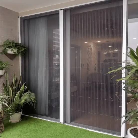 Aluminium door mosquito mesh